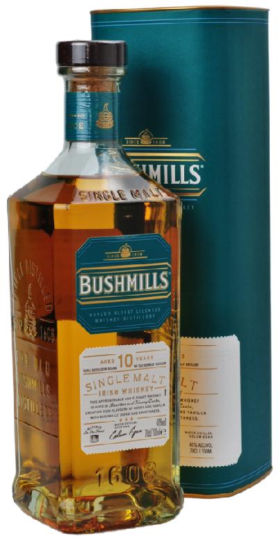 Bushmills 10YO 40% 0,7l (tuba)