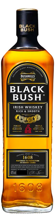 Bushmills Black Bush 40% 1,0L (holá láhev)