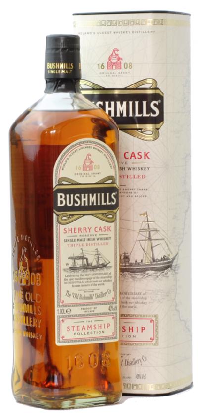 Bushmills Sherry Cask The Steamship Collection 40% 1L (tuba)