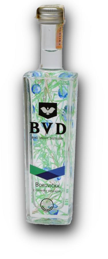 Mini BVD Borovička 40% 0,05l (holá láhev)