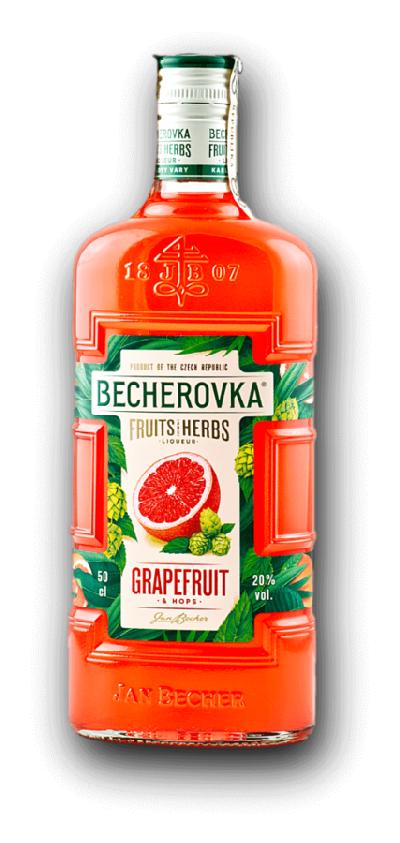 Becherovka Grapefruit & Hops Likér 20% 0,5L