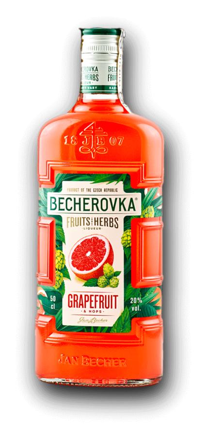 Becherovka Grapefruit & Hops Likér 20% 0,5L