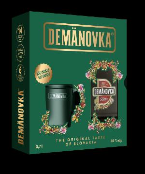 Demänovka Horká 38% 0,7L (dárkové balení s 1 sklenicí)