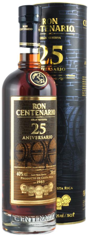 Ron Centenario 25 Solera Gran Reserva 40% 0,7l (tuba)
