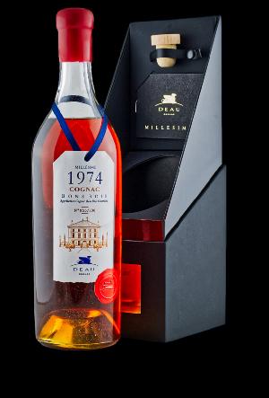 DEAU Millesime 1974 Cognac Bons Bois 43% 0.7L (dárkové balení kazeta)