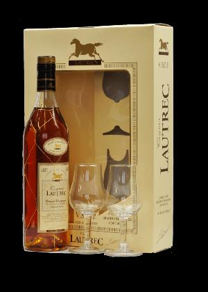 Lautrec VSOP 40% 0,7L (dárkové balení s 2 skleničkami)