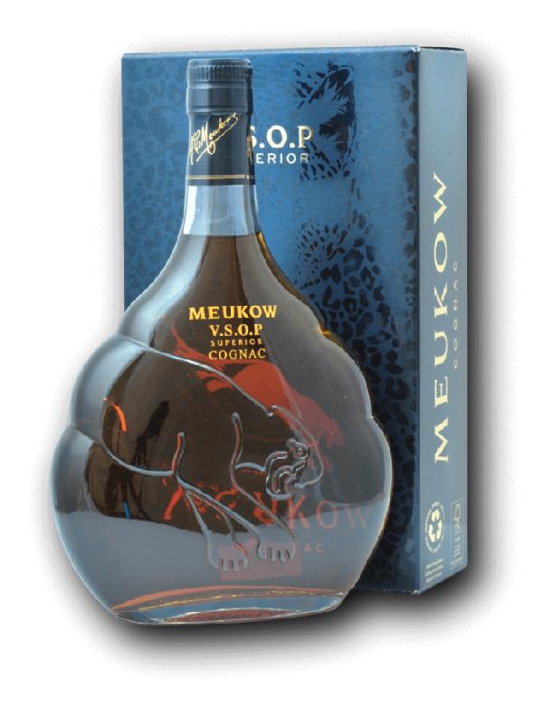 Meukow VSOP Superior Koňak 40 % 0,7 l – karton