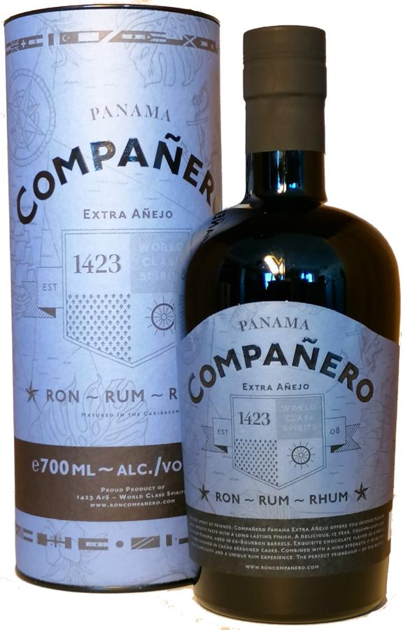 Compañero Extra Añejo Panama Rum 54% 0,7l – tuba
