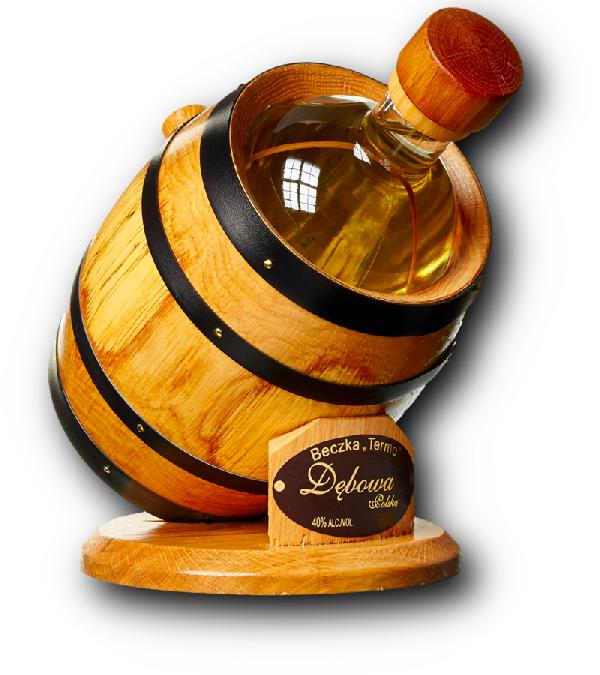 Dębowa Oak Thermo-Barrel Vodka 40% 1l – tuba