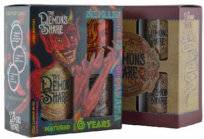 The Demon´s Share EL DIABLO 40% 0,7L (dárkové balení s 2 sklenicemi)