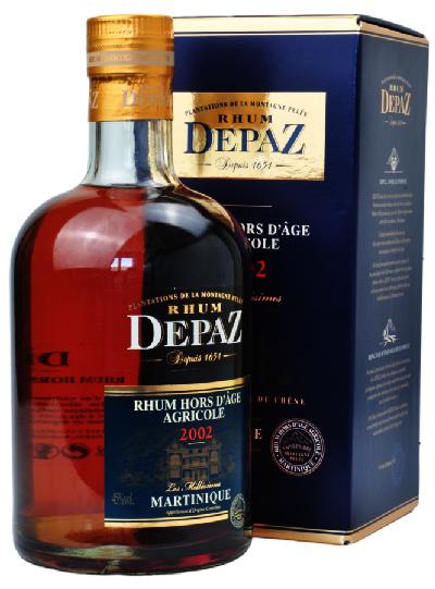 Depaz Rhum Hors d'Âge Agricole 2002 45% 0,7L (karton)
