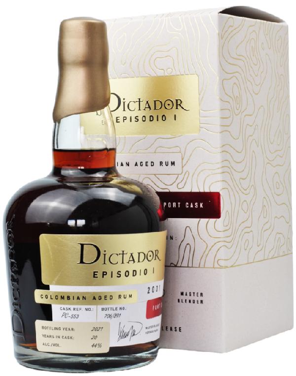 Dictador Episodio Uno Port Cask 2001 Rum 44% 0,7L