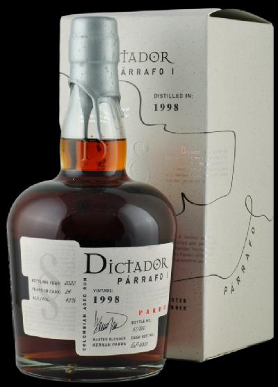 Dictador Párrafo 1 1998 Pardo 43% 0,7L (karton)