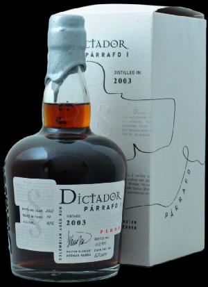 Dictador Parrafo 1 2003 Pardo 40% 0,7L (karton)
