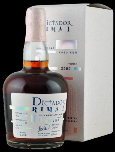 Dictador Rima 1 2000 Port Cask 43% 0,7L (karton)