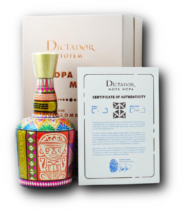 Dictador Totem Mopa Mopa 1982 Model F Rum 40 % 0,7 l – kazeta