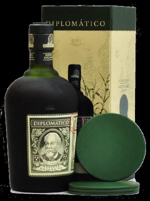 Diplomatico Reserva + 4 podložky pod poháre 40% 0.7L