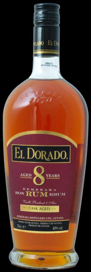 El Dorado 8YO Cask Aged 40% 0,7L (holá láhev)