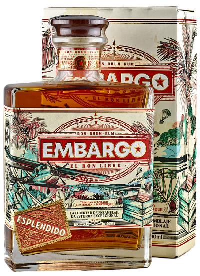 Embargo Esplendido 40% 0,7L – svobodný rum tří světů