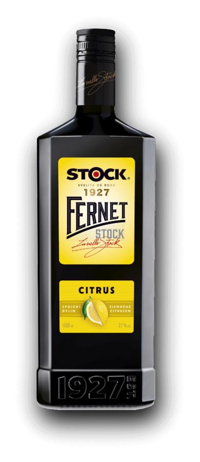 Fernet Stock Citrus 27% 1,0L (holá láhev)