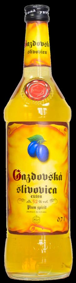 Gazdovská Slivovica Extra 52% 0,7l (holá láhev)