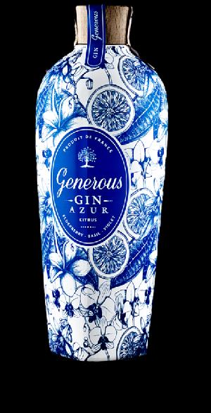 Generous Gin Azur Citrus 40% 0,7L (holá láhev)