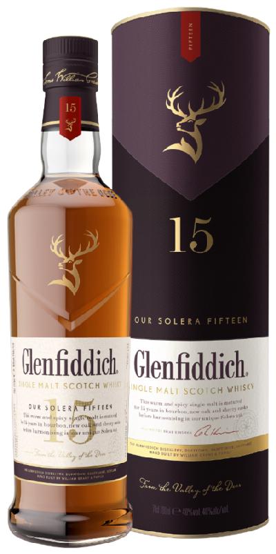 Glenfiddich Solera 15 40% 0,7l (tuba)