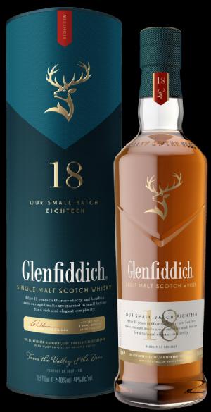 Glenfiddich 18YO 40% 0,7l (tuba)