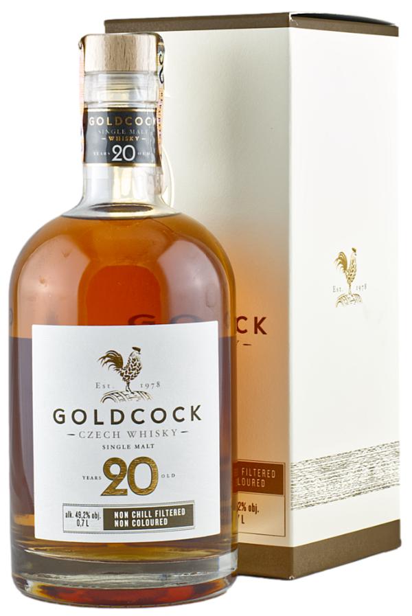 Goldcock Single Malt 20YO 49,2% 0,7L – ročník 1999