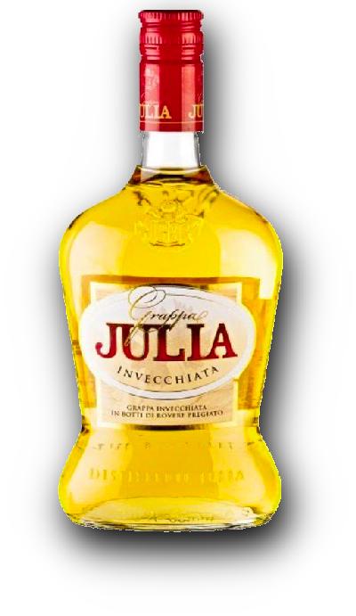 Grappa Julia Invecchiata 40% 0,7l (holá láhev)