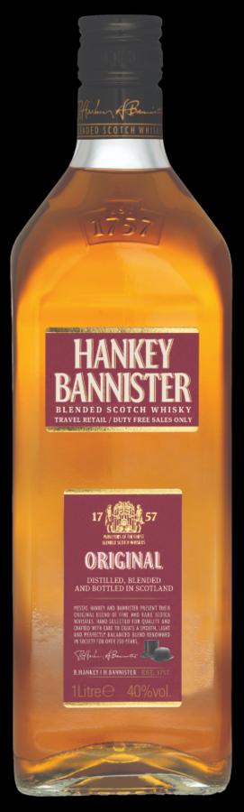 Hankey Bannister 40% 1L (holá láhev)