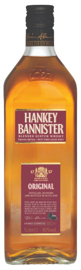 Hankey Bannister 40% 1L (holá láhev)