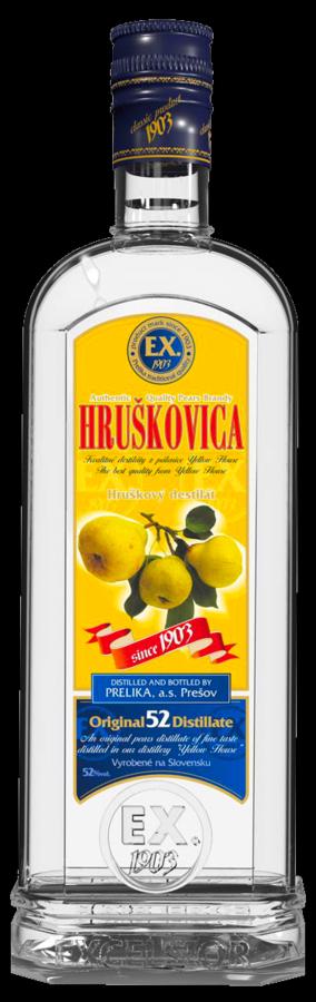 Hruškovica 52% 0,7l (holá láhev)