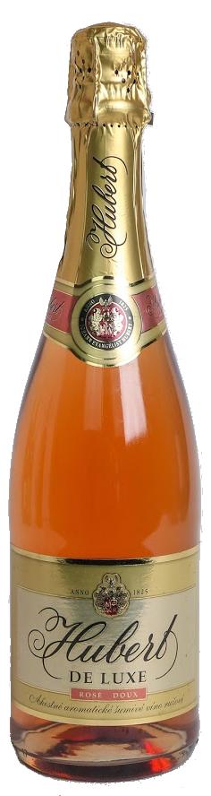 Hubert De Luxe ROSE 7% 0,75L (holá láhev)