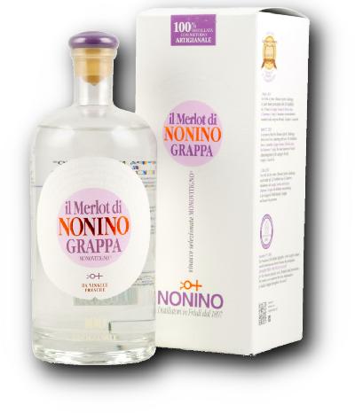 Nonino Grappa Merlot 41% 0,7l (karton)
