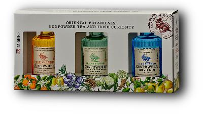 Drumshanbo Gunpowder Irish Gin Mini Set 43% 3 x 0,05L (set)