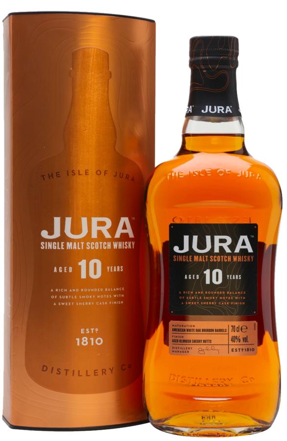Isle of Jura 10 YO 40% 0,7l – skotská single malt (tuba)