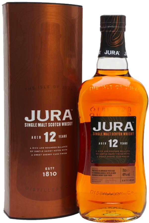 Isle of Jura 12YO Single Malt 40 % – tuba, 0,7 l