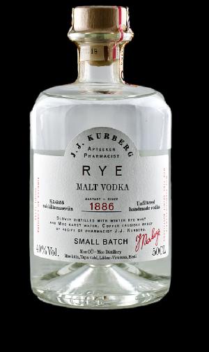 J. J. Kurberg Rye Malt Vodka 40% 0,5L (holá láhev)