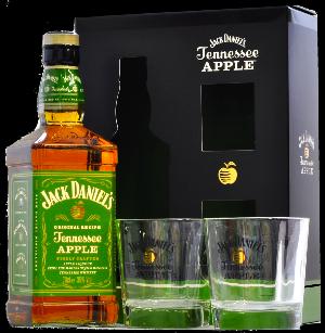 Jack Daniel´s APPLE 35% 0.7L (darčekové balenie 2 poháre)