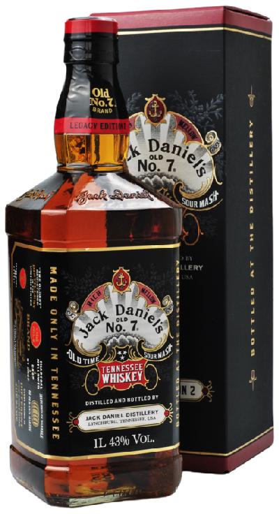 Jack Daniel's Old N°. 7 Legacy Edition 2 43% 1,0L (karton)