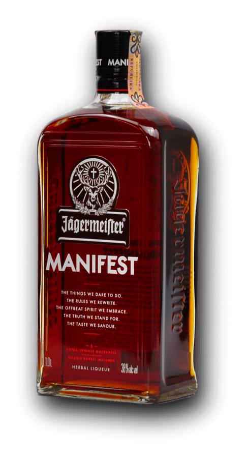 Jägermeister Manifest Bylinný Likér 38% 1 l