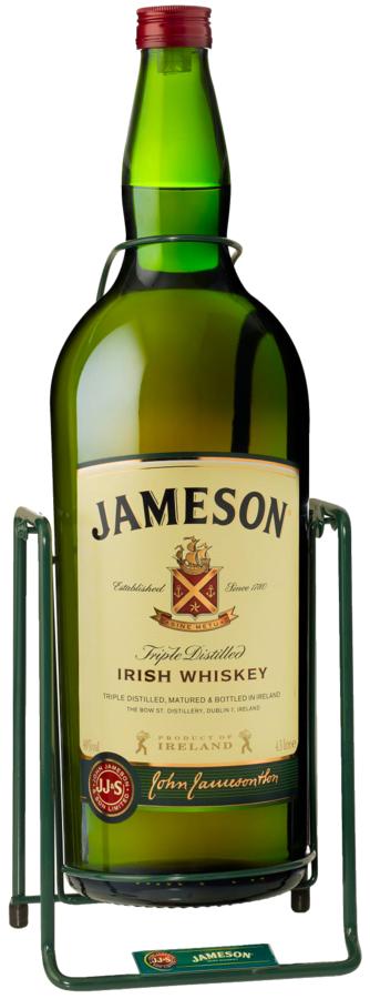 Jameson v kolíske 40% 4,5l (holá láhev s kolískou)