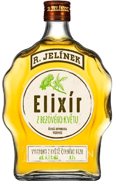 Jelínek Elixír z bazového kvetu 14,7% 0,7l (holá láhev)