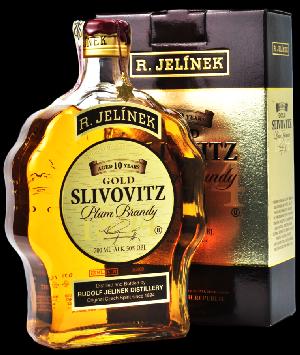 Jelínek Gold Slivovitz 10YO 50% 0.7L (karton)