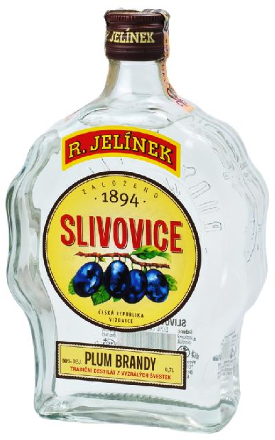 Jelínek Slivovica Biela Budík 50% 0,7l (holá láhev)