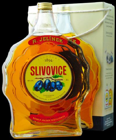 R. Jelínek Slivovice Zlatá 45% 3,0L (dárkové balení kazeta)