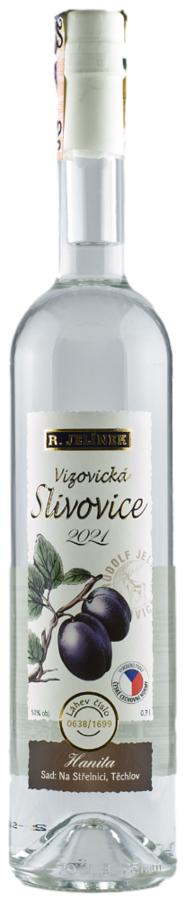 R. Jelínek Vizovická Slivovice Hanita 2021 50% 0,7 l – limitovaná edice