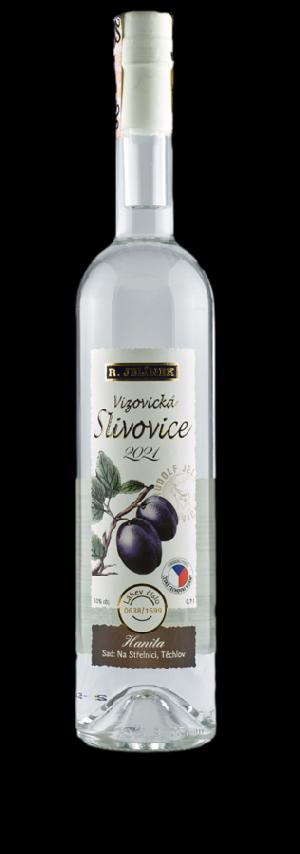 R. Jelínek Vizovická Slivovice 2022 Valjevka 50% 0,7L (holá láhev)