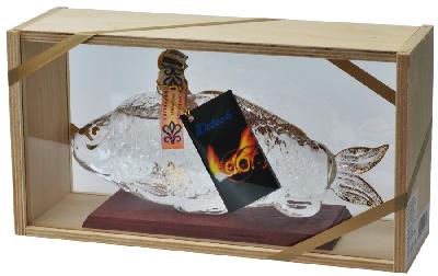 Detesk Švestka 40% 0,35L (dárkové balení kapr)